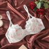 New Sexy Lace Edge Pure Desire Bra Set Without Steel Rim Comfortable Underwear Women Gather Anti-sagging Upper Support Bra