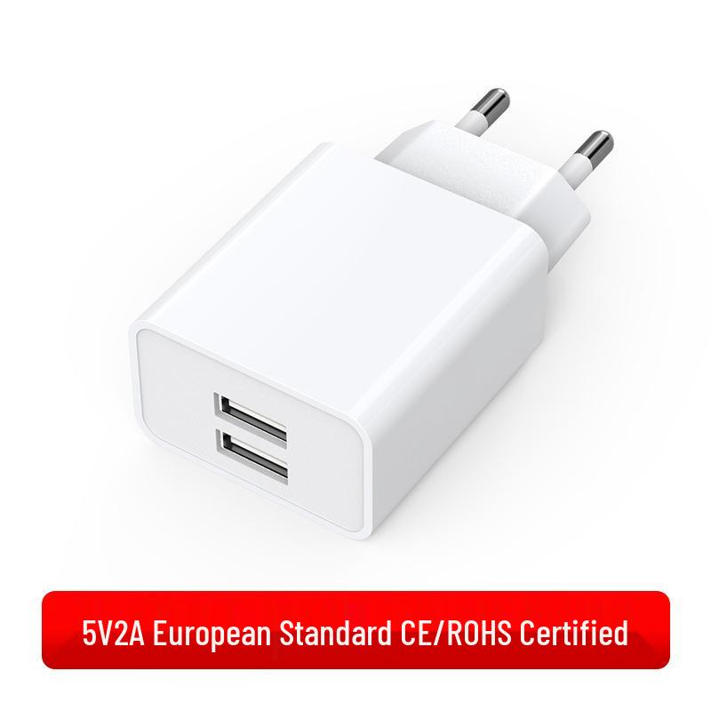 Doppel-USB 5V 2A Ladegerät mit EU/US-Stecker & CE-Zertifizierung für Android-Handys