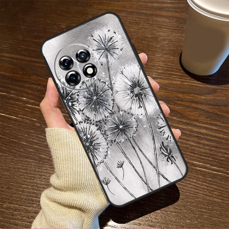 Dandelion For OnePlus 15R 13 12 11 9 Pro 12R 13R 10T 13T Case For OnePlus Nord 5 CE 2 3 4 Lite N20 N30