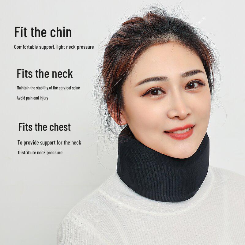All-Season Ice Silk Neck Support Scarf: Anti-Droop, Thin Style Cervical Spine Corrector