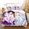 Kawaii Nekopara Bedding Set Single Twin Full Queen King Size Bed Set Aldult Kid Bedroom Duvetcover Sets Anime Parure De Lit Bed