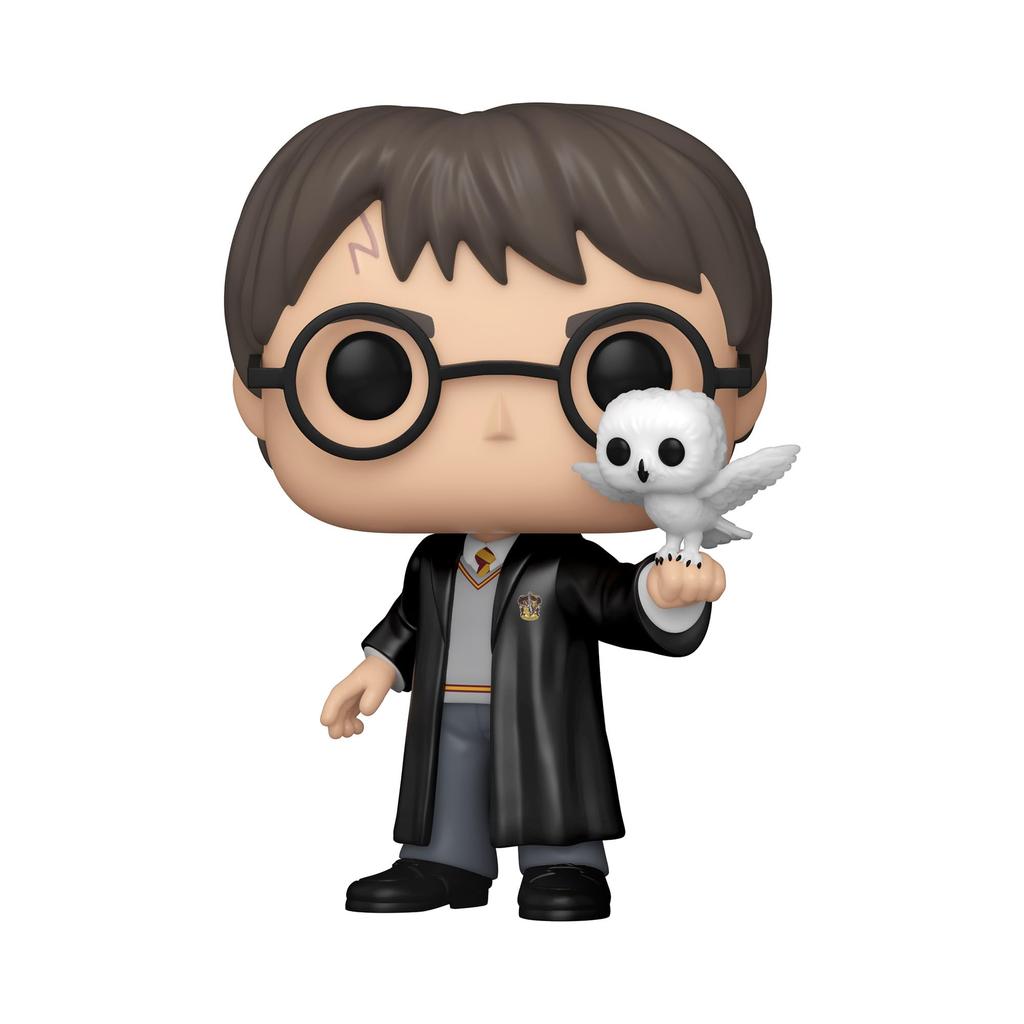 Funko Harry Potter 0 Harry Vinyl Collector Figure with Hedwig Gift Idea Official Product Kids and Adult Toys Fantasy Fan Model Figure Pop! & Buddy -