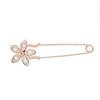 Elegant Pearl Flower Brooch for Women - Anti-Exposure Clothing Pin Accessory