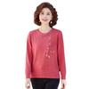 Yuzhaolin Women's Embroidered Round Neck Knitted Sweater