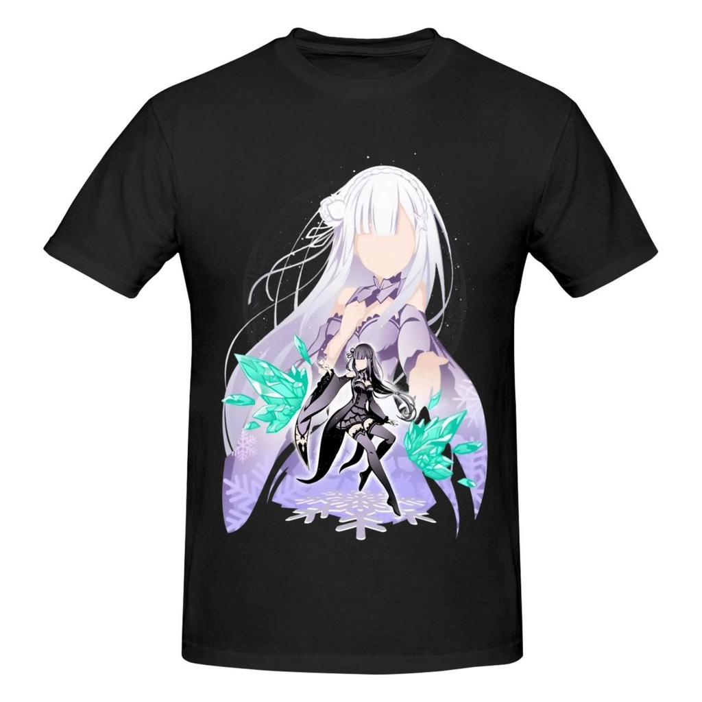 Re Zero Anime T Shirts Graphic Y2k Anime Short Sleeve Unisexs Wounisex Tshirt Clothes