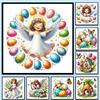 5D DIY Full Round Drill Diamond Painting Easter Kit Home Decor Art Craft 30x30cm