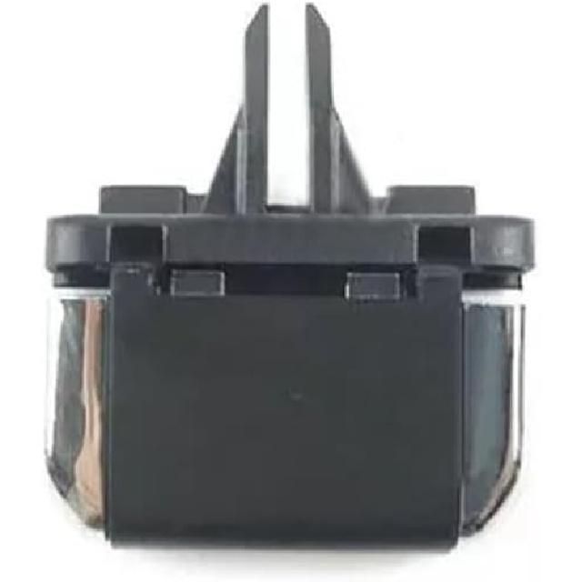 4PCS Brown Front A/C Air Vent Outlet Tab Clip for Toyota Prado LC120 2003 2004 2005 2006 2007 2008 2009 (Black)