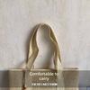 Contrasting Tassel Straw Woven Tote Bag Women's Shoulder Bag
