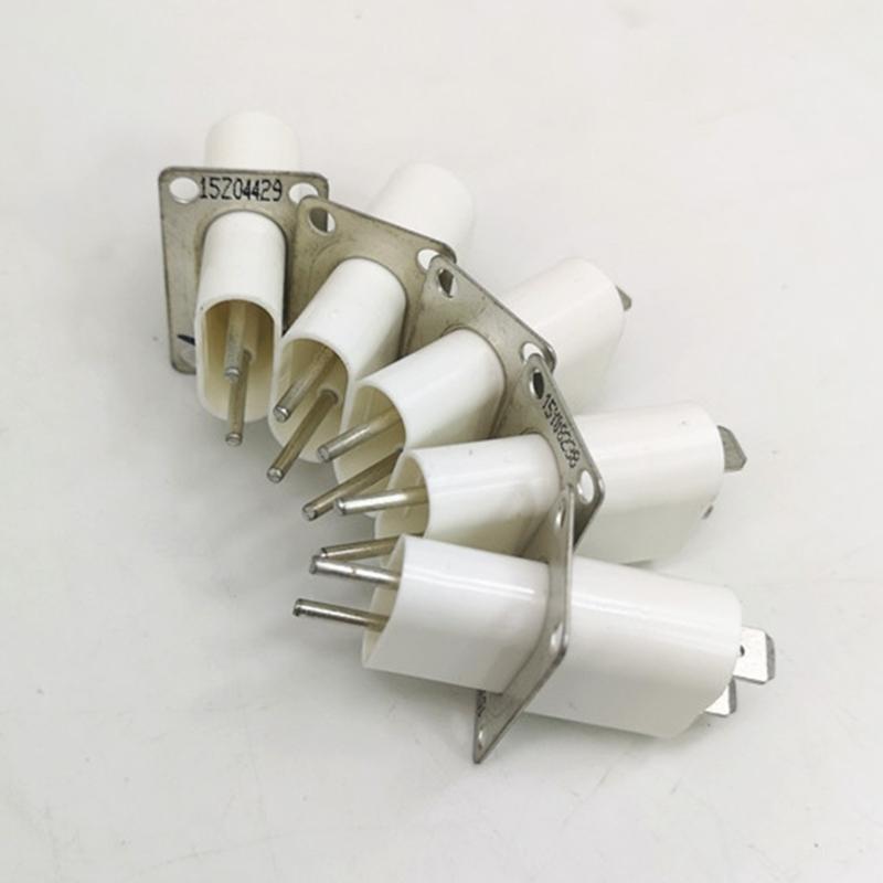 10 KS 4kolíkové patice pro magnetron Mikrovlnná trouba Konektory zástrčky pro magnetron Nezbytná náhrada pro mikrovlnnou troubu