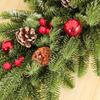 Christmas Upside Down Wreath 60cm Xmas Wreath New Teardrop Wreath  Front Door