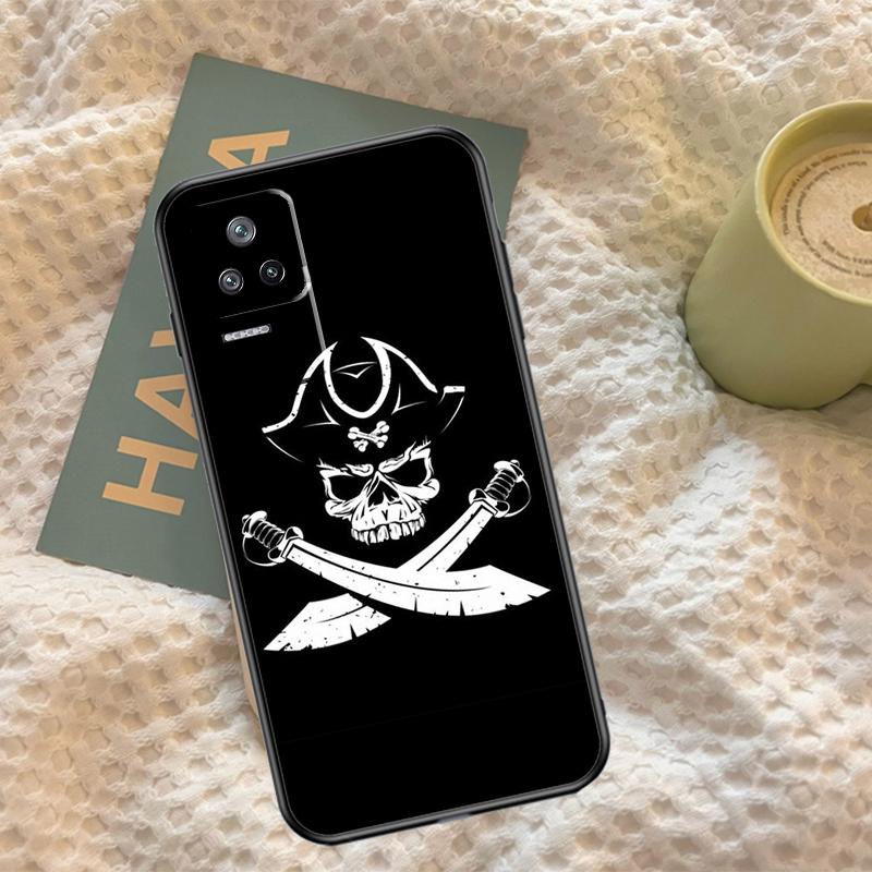 

Pirate Skull Case For Xiaomi 13 14 15 Ultra 11T 12T 13T 14T Pro POCO X7 Pro X3 X5 F5 F6 M6 X6 Pro Cover POCO X5 Pro