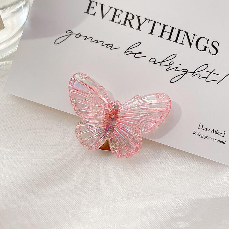 Pink Dopamine Hair Clip: Y2K Seamless Round Hairpin - Cute Small Side Clip for Women’s Bangs