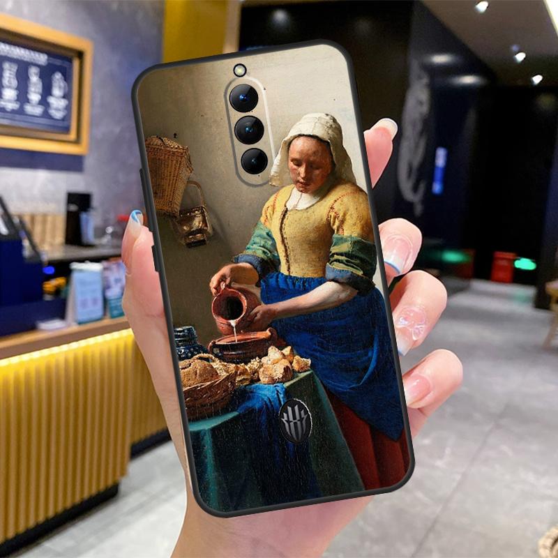 Johannes Vermeer Case For Nubia Red Magic 6S 7S Pro 6 7 8 9 10 Pro 5G 6R RedMagic 8S 9S 8 9 10 Pro Plus Cover