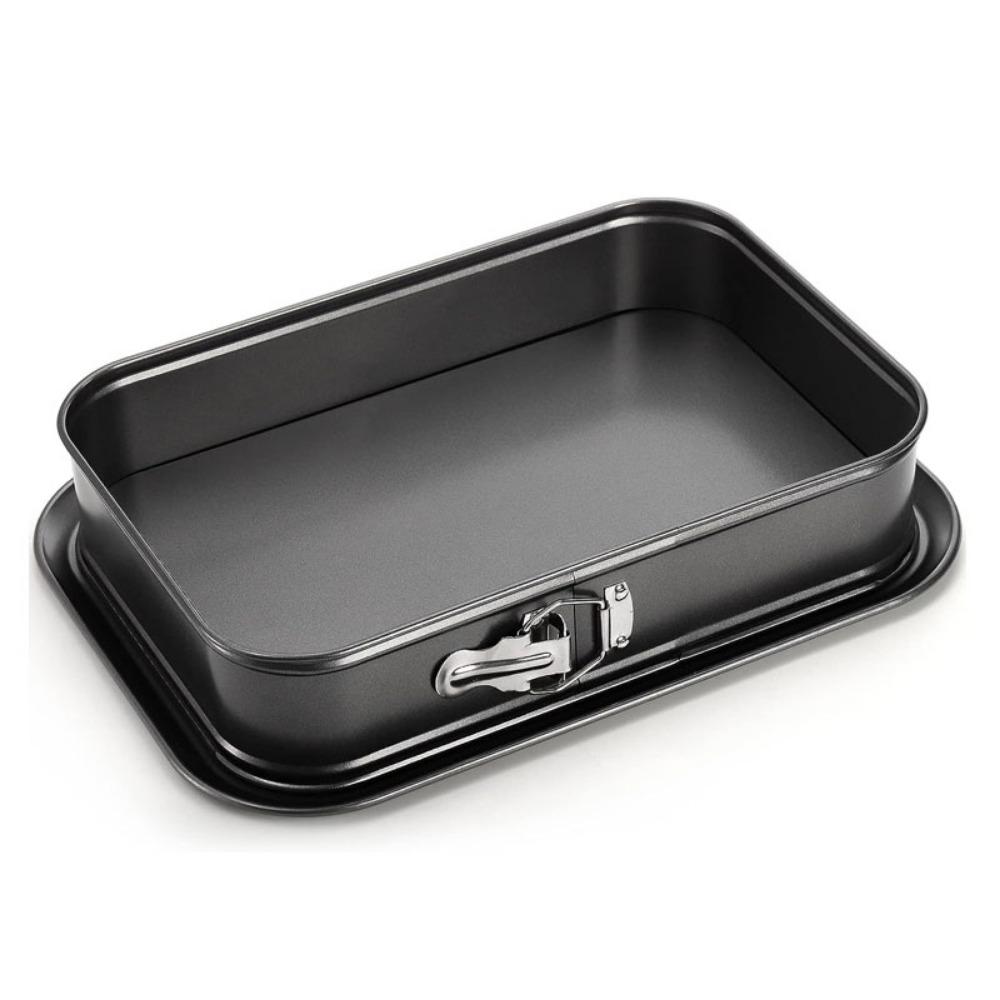 Carbon Steel Springform Baking Pan with Buckle Cheesecake Baking Mould  Kitchen Utensils чёрный