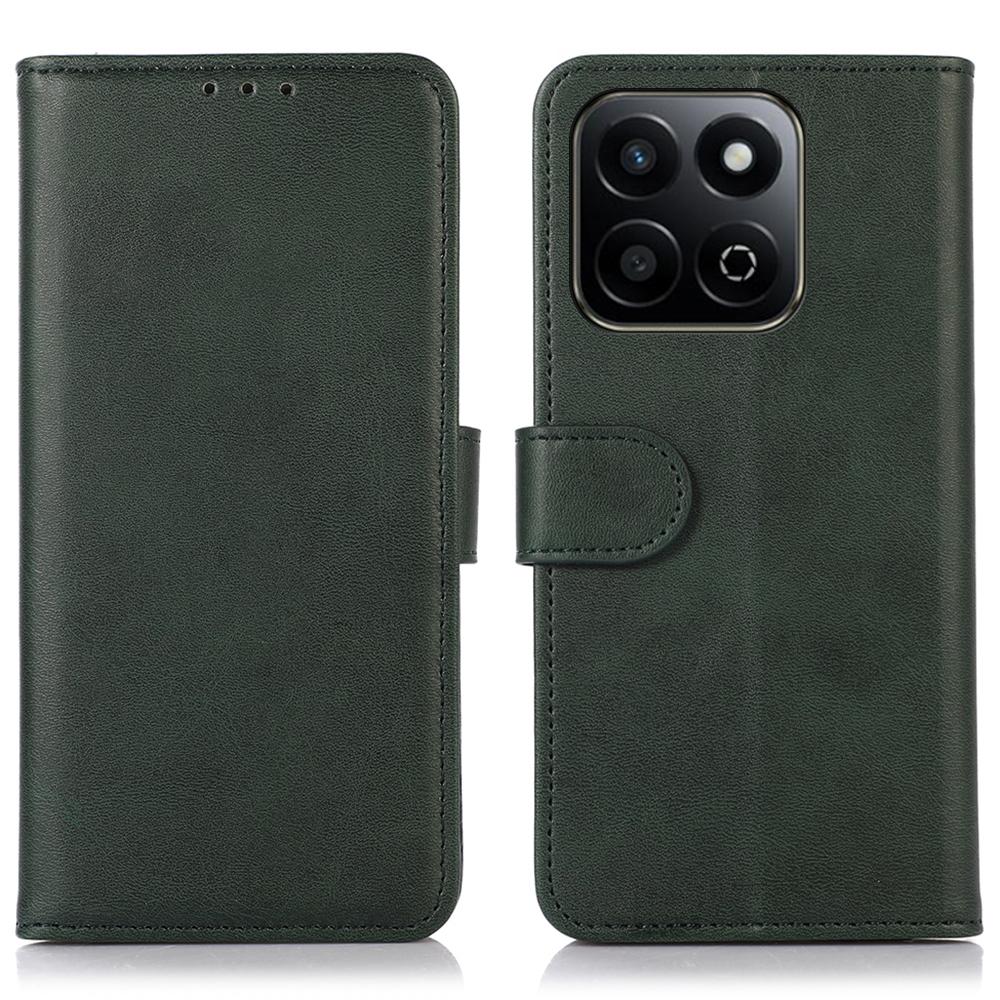 For Honor X7c 4G/200 Smart 5G/Play 60 Plus 5G Case Cowhide Texture Leather Wallet Phone Cover with Stand