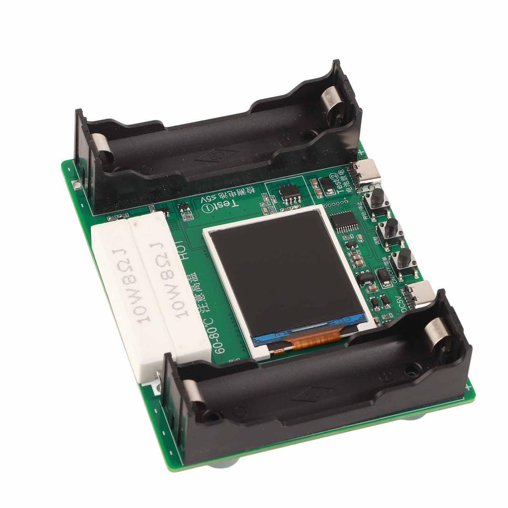 Battery Internal Resistance Tester 1.77in LCD Display Modes Adjustable 18650 Lithium Battery Capacity Tester DC5V