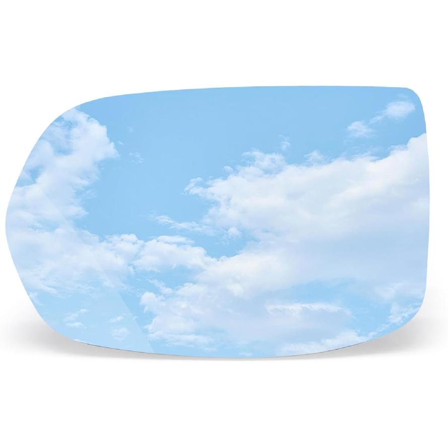 

TOEMIRR Mirror Glass Passenger Right Side fit for 2007 2008 2009 2010 2011 HONDA CR-V with Adhesive Convex No Backing Plate Driver Side Mirror glass