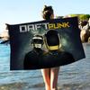 Electronic Music D-Daft Punk Group Bath Towel Microfiber Soft Water Absorbing Breathable For Girl Kids Decorative Beach Towel