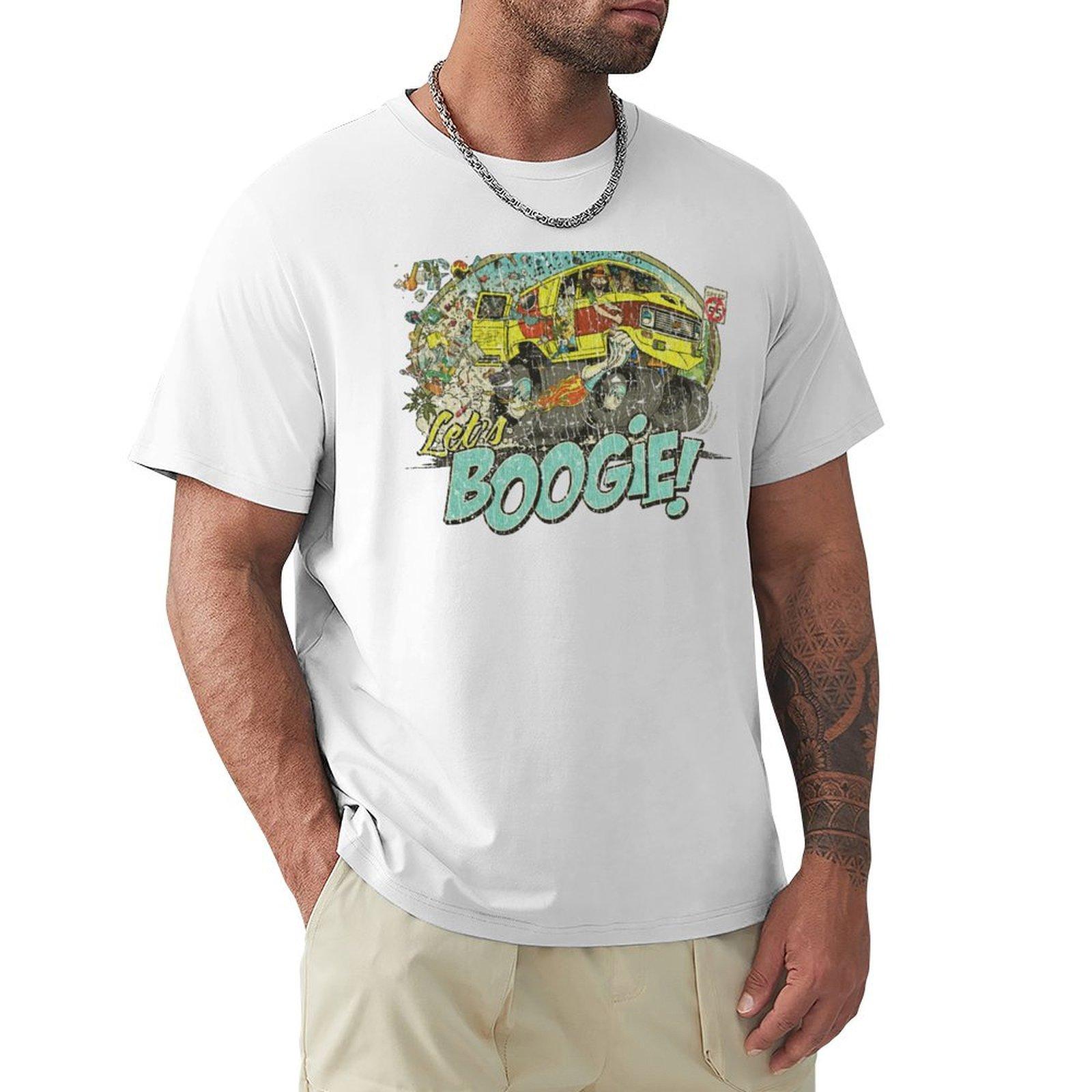 Lets Boogie 1970 Tshirt Plus Size Short Sleeve Tshirt S