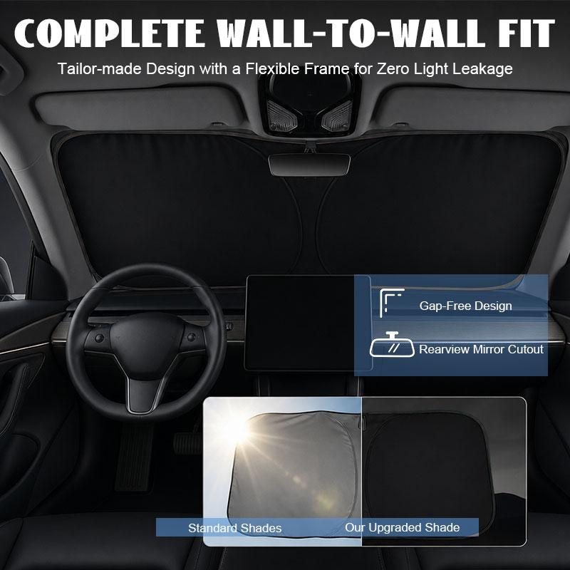 145x80cm Car Front Window Windshield Sun Shade Cover Foldable Summer UV Protector Parasol Sunshade Auto Interior AccessoriesWindshield Sunshades 1