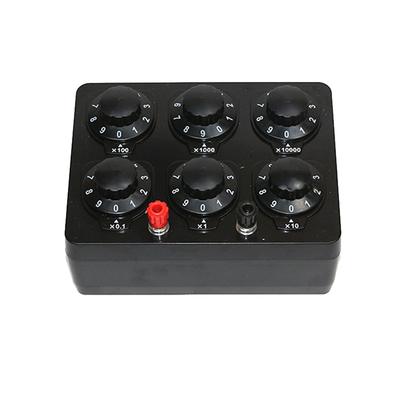 Hot 0-99999.9 Ohm Simple Resistance Box Precision Variable Decade Resistor Teaching Instrument Teaching Resistance Box