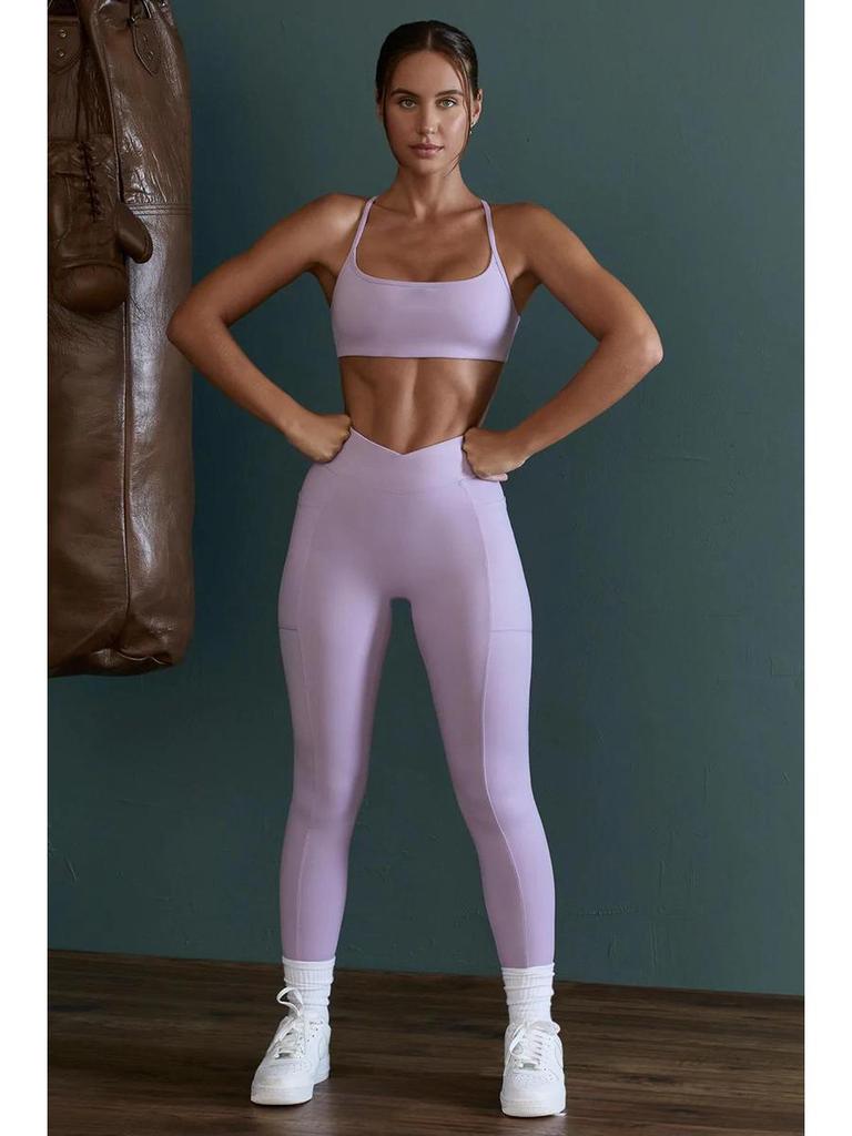 European & American Lulu Nude Feel Sports Bra: Shockproof, Beautiful Back Yoga Fitness Top for Women