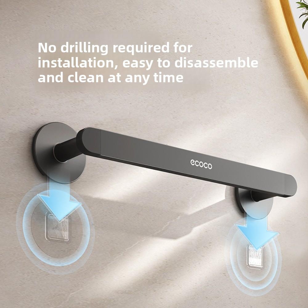 Solid Color Bathroom Towel Rack Wall-mounted Towel Hanger Towel Organizer Shoe Storage Shelf Home