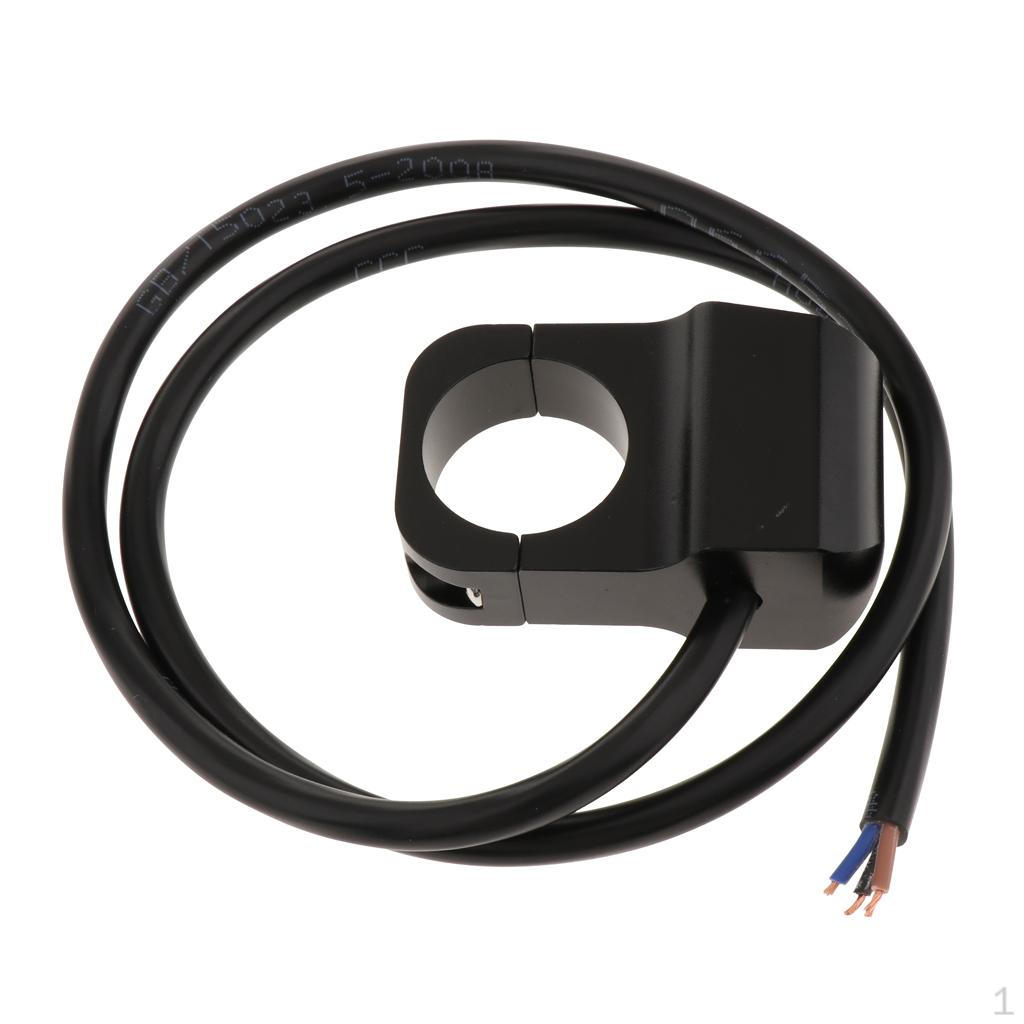 

Stainless Steel Motorcycle Handlebar Switch with LED Indicator зелений