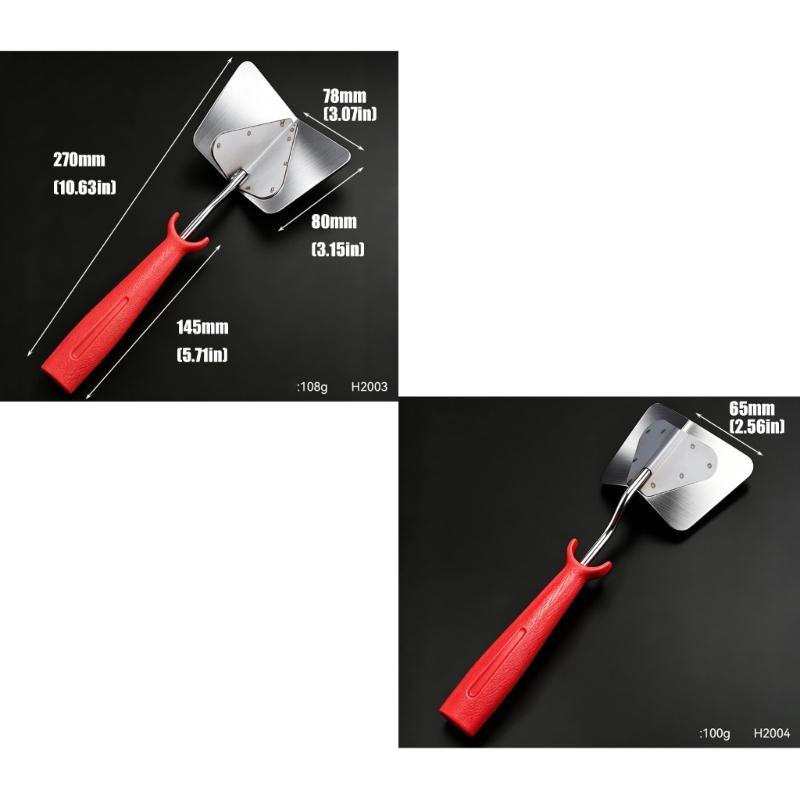 90 Degree Home Renovation Drywall Corner Tool Professional Repairing Corner Mudding Tool Stainless Steel Putty Scraper