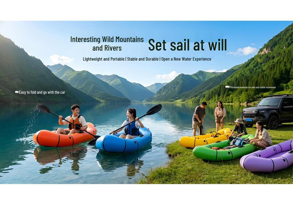 Hard Shell Inflatable Kayak Backpack - PVC Mesh & Hard Bottom Assault Boat