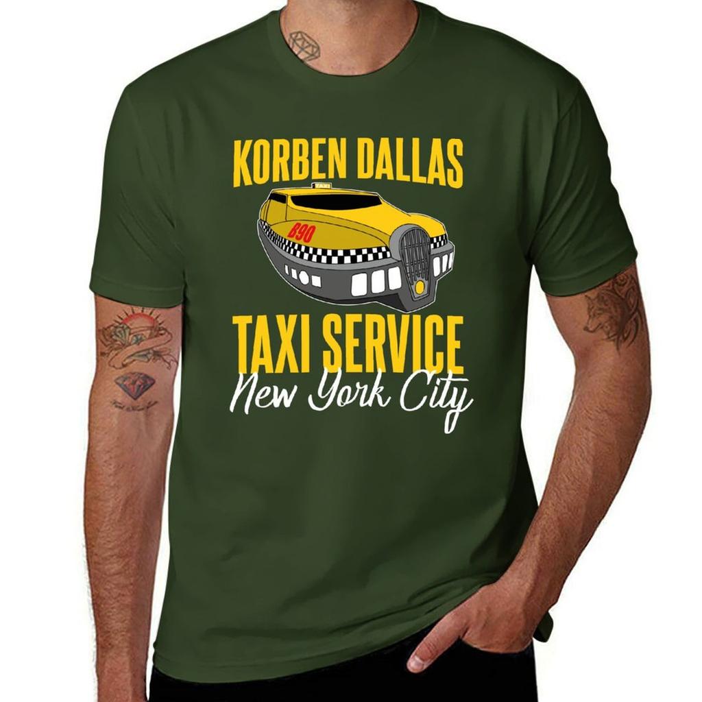 Korben Dallas Taxi Service TShirt Quick Drying Korean Fashion Unisex Graphic T Shirts