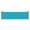 Bench Cushion SOEST 100percent  Polyester Turquoise 160 x 40 x 5 cm