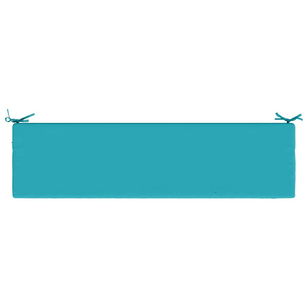 Bench Cushion SOEST 100percent Polyester Turquoise 160 x 40 x 5 cm