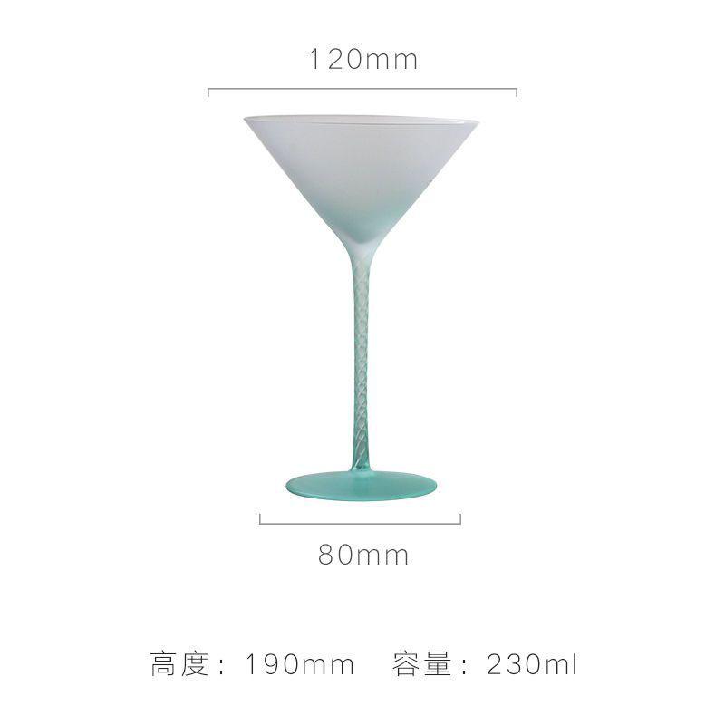 Candy Colored Crystal Glass Goblet KTV Dessert Cup Ice Cream Cup Milk Tea Cup Banquet Wine Glass Champagne Glass Cocktail Glass
