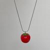 Multifuntional Tomato Shape Necklace Detailed Pendant Necklace Everyday Accessory Suitable for Casual or Party Wear