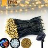 32M 300LEDs Outdoor Light String for Christmas Decoration, Solar Fairy Light Garden Christmas Decoration