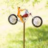 Frösche auf einem Vintage-Fahrrad Windmühle Lustiger Frosch Fahrrad-Stil Geeignet für die Gartendekoration