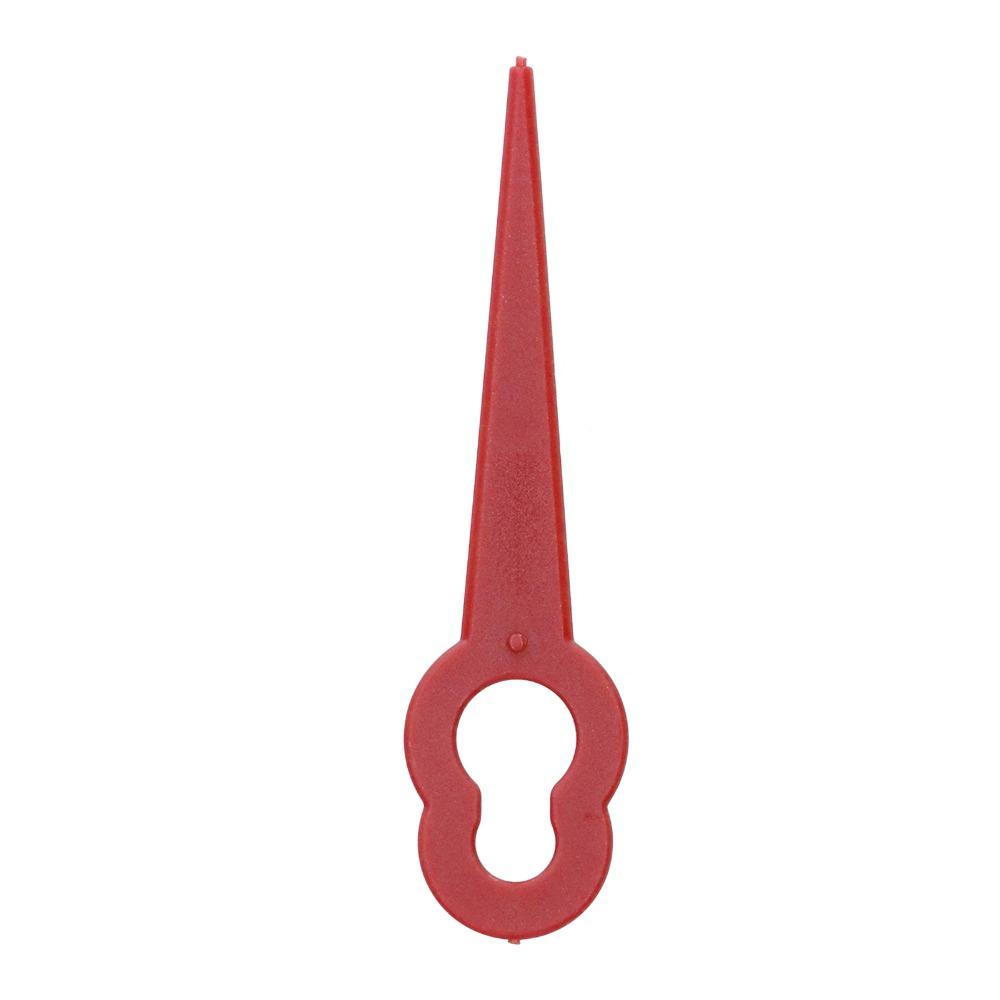 100pcs Nylon Material Plastic Trimmer Blades Replacement Trimmer Blades Garden Lawn Mowing