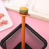 4pcs Fries, Cola, Ice Cream, Hamburger Round Ballpoint Pens, Creative Student Stationery, Water-based Pens, Office Supplies