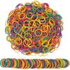 Rubber Bands Small Mini Elastic Band Yellow Blue Green Red 1300pcs Rubber Band 1.2inch Office Supplies Home Ide Diameter 0.63in (Multicolour)
