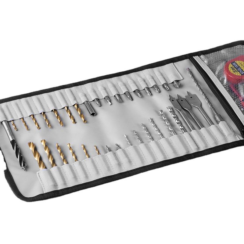 Imbot  DIY Orange Portable Tools Set with Multipurpose Roll Tool Kit Hang Nail Kit Nylon Belt for WoodWork Customized Multipurpose Roll Tool Kit