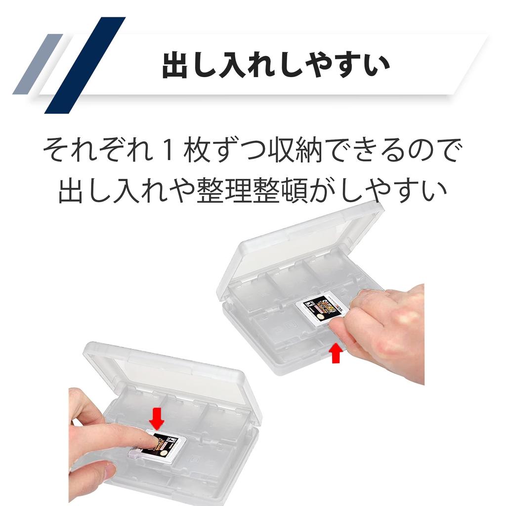 HAMILO Game Software Card Holds 24 Set of 2 Case, Case, DS/3DS Software,