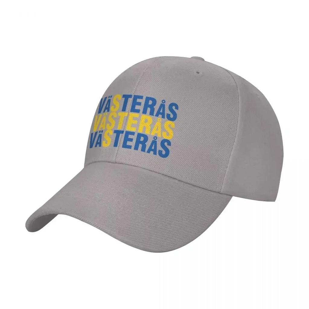 Vasteras Sverige Flagga Baseball Cap Icon Wild Ball Hat Rugby Mens Caps Womens