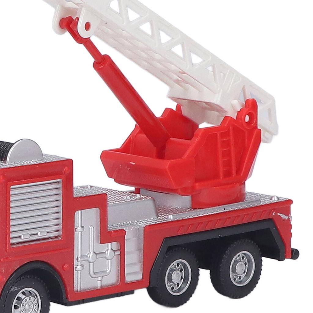 Fire Truck Toy Set Cultivate Safety Awareness Rust Proof Firefighter Play Vehicles For Above 3 Years Old Home Kindergarten