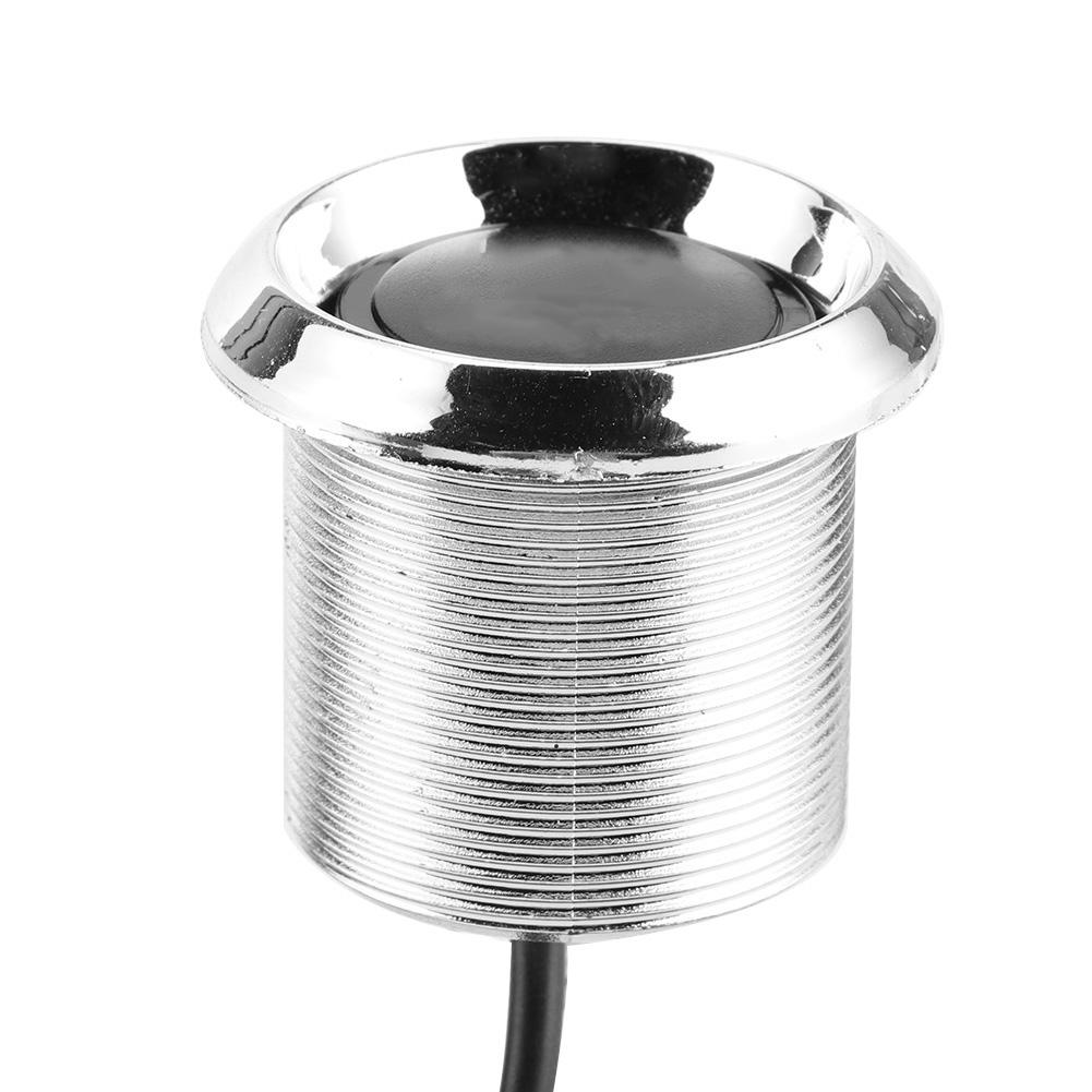 Universal 12V Engine Push Start Starter Button Switch Kit ModificationRed Light