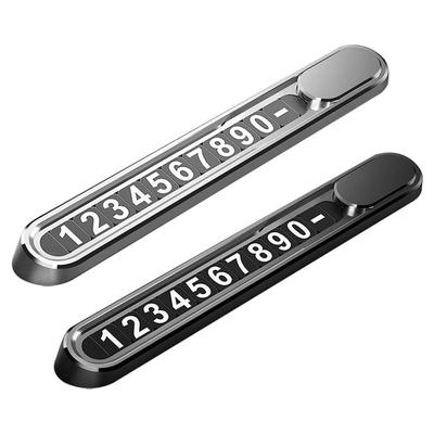 Temporäre Parkkarte, Privatsphäre, magnetisches temporäres Parkschild, leuchtet im Dunkeln, Autodekoration, Parkplatz-Telefonnummer