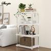 1PC Multi-Level Storage Rack For Kitchen And Bathroom, Snack Storage Rack For Floor In The Living Area