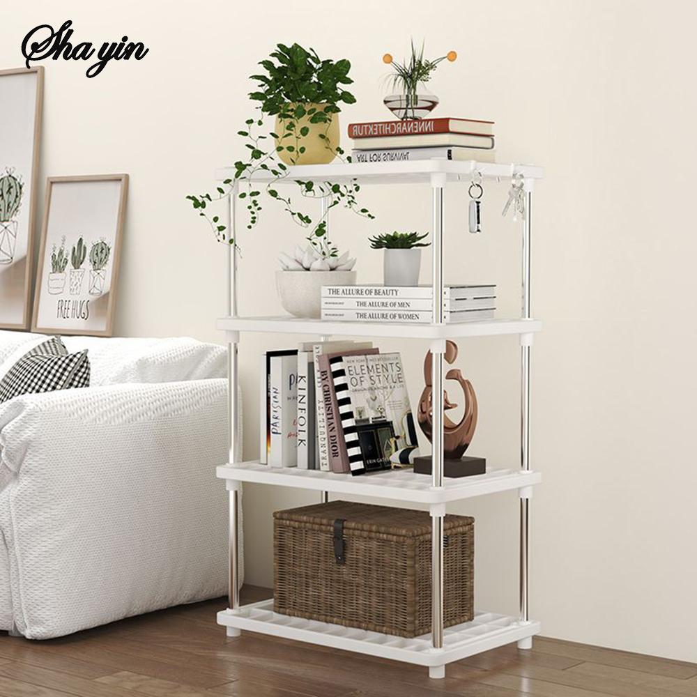 1PC Multi-Level Storage Rack For Kitchen And Bathroom, Snack Storage Rack For Floor In The Living Area
