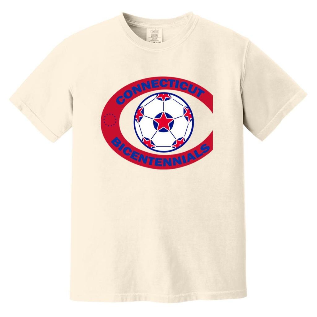 Connecticut Bicentennials T-shirt Heavyweight Vintage Colors | NASL Soccer Team