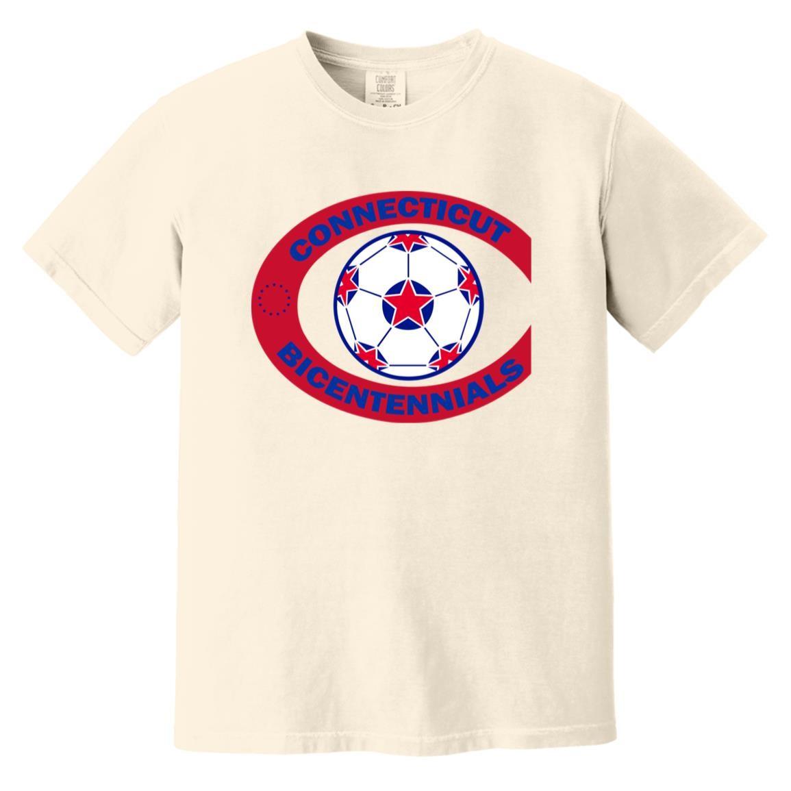 Connecticut Bicentennials T-shirt Heavyweight Vintage Colors | NASL Soccer Team M